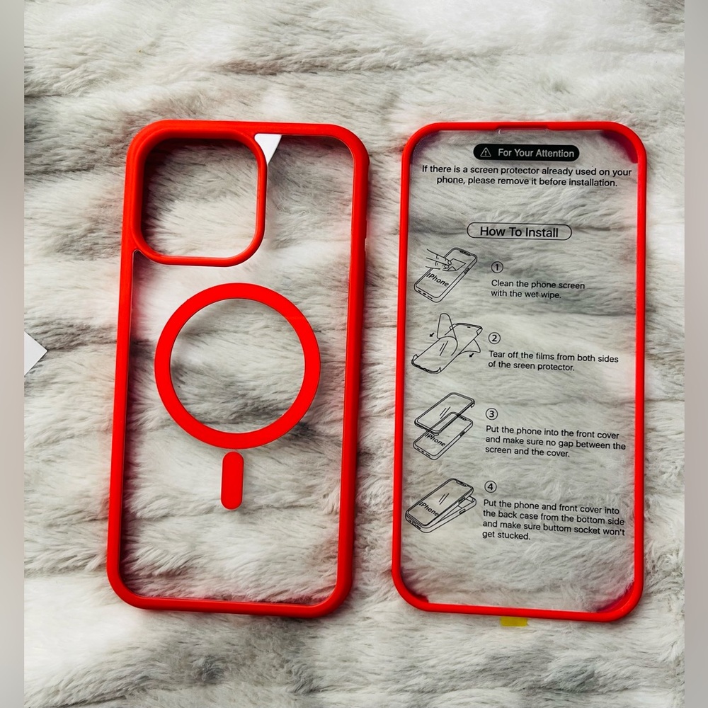 Red 15 pro max Phone Case